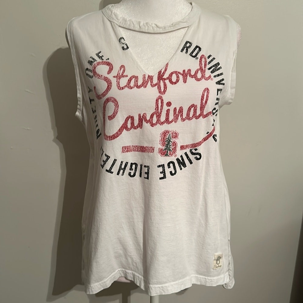 Pressbox Stanford Cardinal Top Size Medium.